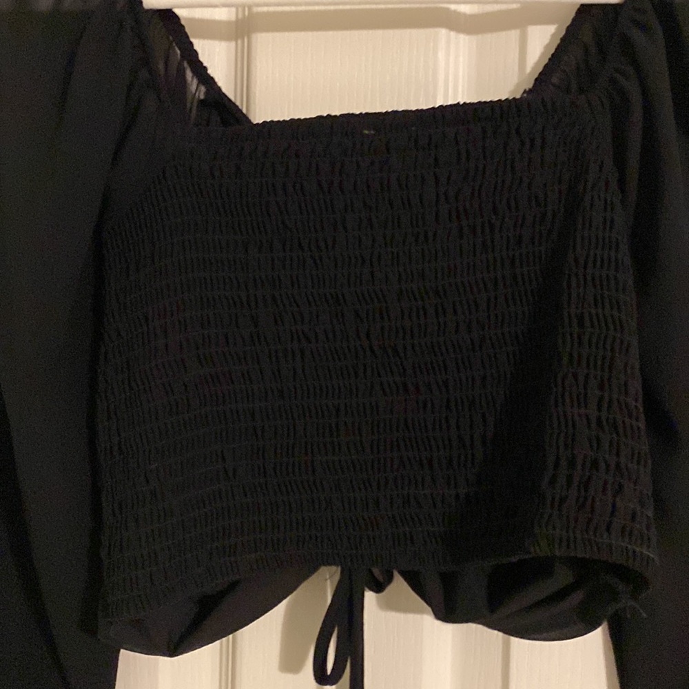 Adorable Rue21 sheer pull string blouse - Picture 6 of 6
